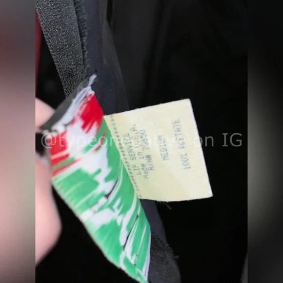 Pre-2000s Lip Service Clueless Gone Goth Silky Feather Mini Dress - Picture 5 of 5